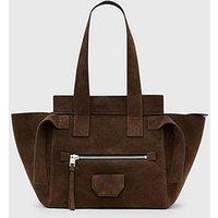Allsaints Perez Suede Shoulder - Brown