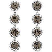 Jon Richard Black Diamond Statement Drop Earring