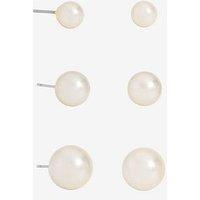 Mood Pearl Stud Earrings - Pack Of 3