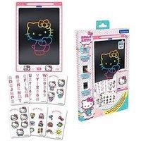 Hello Kitty 11'' Multicolor Learning Drawing E-Ink Tablet With Stencils