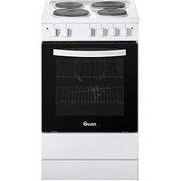 Swan Sx16710W 50Cm Electric Solid Plate Cooker - White