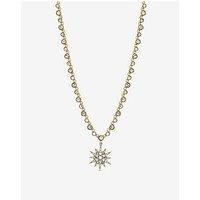 Mood Antique Gold Crystal Celestial Pendant