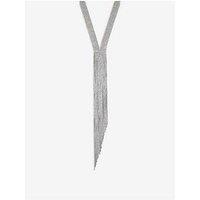 Mood Hematite Crystal Long Y Drop Statement Necklace