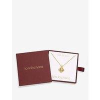 Jon Richard 18K Gold Plated Clover Pendant - Gift Box