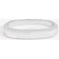 Jon Richard Silver Plated Polished Rectangular Bangle