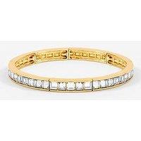 Jon Richard Gold Plated And Cubic Zirconia Stretch Bracelet