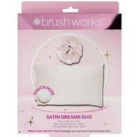 Brushworks Satin Dreams Pillowcase & Scrunchie Duo