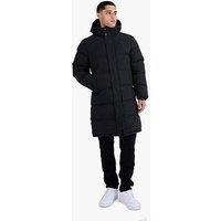 Luke 1977 Long Auckland Quilted Jacket - Black