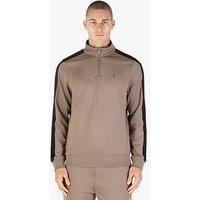 Luke 1977 Tttqr Quarter Zip Sweatshirt - Brown