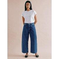 Albaray Indigo Barrel Leg Jeans - Blue