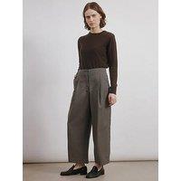 Albaray Houndstooth Trouser - Brown