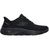 Skechers Go Walk Arch Fit 2.0 Kathy Slip In Trainer - Black
