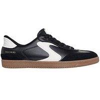 Skechers Hotshot Perfect Choice Duraleather Bungee Lace Slip-Ins Trainer - Black Duraleather