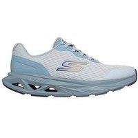 Skechers Glide-Step Vortex Avalin Mesh Bungee Lace Trainer - Blue Textile