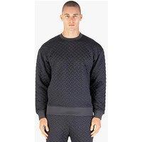 Luke 1977 Torridon Textured Sweatshirt - Grey