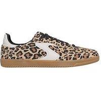 Skechers Hotshot On-The-Prowl Animal Print Trainer - Leopard Leather