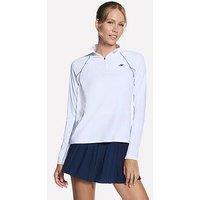 Skechers Stride Performance 1/4 Zip Jacket - White