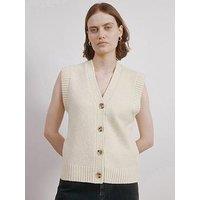 Albaray Cosy Button Tank - Cream
