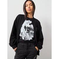 Allsaints Poster Belle Bomber - Black