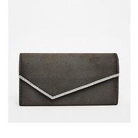 Quiz Black Diamante Clutch