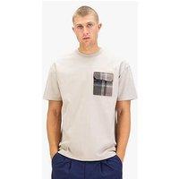 Luke 1977 Kington Pocket T-Shirt - Beige