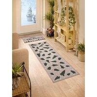 Very Home Merry Christmas Tree Doormat And Runner Set 40X60/50X150Cm
