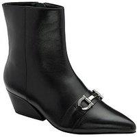 Ravel Aydon Ankle Boots - Black Leather