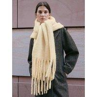 Albaray Fluffy Scarf Butter Yellow