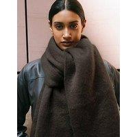 Albaray Fluffy Scarf Chocolate