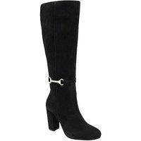 Ravel Christon Knee Boots - Black Suede