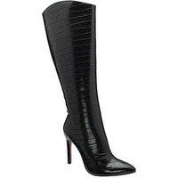 Ravel Gibson Knee Boots - Black Croc