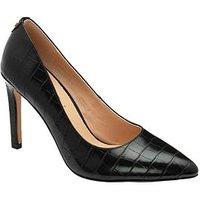 Ravel Edson Heel Shoes - Black Croc