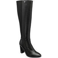 Ravel Bywell Knee Boots - Black Leather