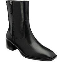 Ravel Carter Ankle Boots - Black Leather