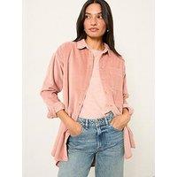 Fatface Carolin Cord Shirt - Rose Pink