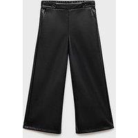 Mango Girls Pu Trousers - Black