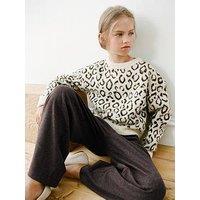 Mango Girls Cord Wide Leg Trousers - Dark Brown