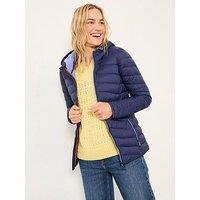 Fatface Ruby Light Padded Coat - Navy