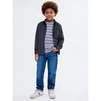 Mango Boys Cord Long Sleeve Shirt - Navy