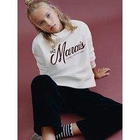 Mango Girls Marais Sweatshirt - Light Cream