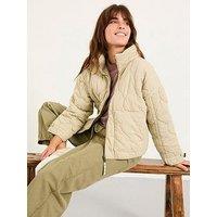 Fatface Maja Quilted Jacket - Light Green