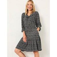 Fatface Orla Tapestry Dress - Black