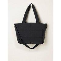 Fatface Nylon Tote Bag - Black