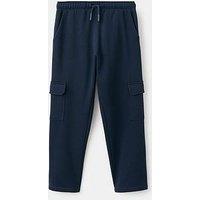 Mango Boys Straight Leg Cargo Joggers - Navy