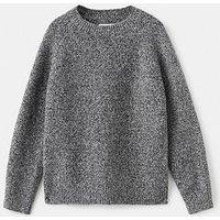Mango Boys Nep Yarn Knitted Jumper - Dark Grey