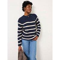 Fatface Breton Stripe Jumper - Navy