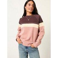 Fatface Airlie Crew Sweatshirt - Pink
