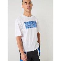 Hugo Blue Nierofix Regular Fit T-Shirt - White