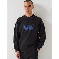 Hugo Blue Nothalic Sweatshirt - Black