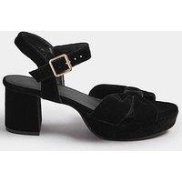 Yours Extra Wide Fit Chunky Platform Sandal - Black